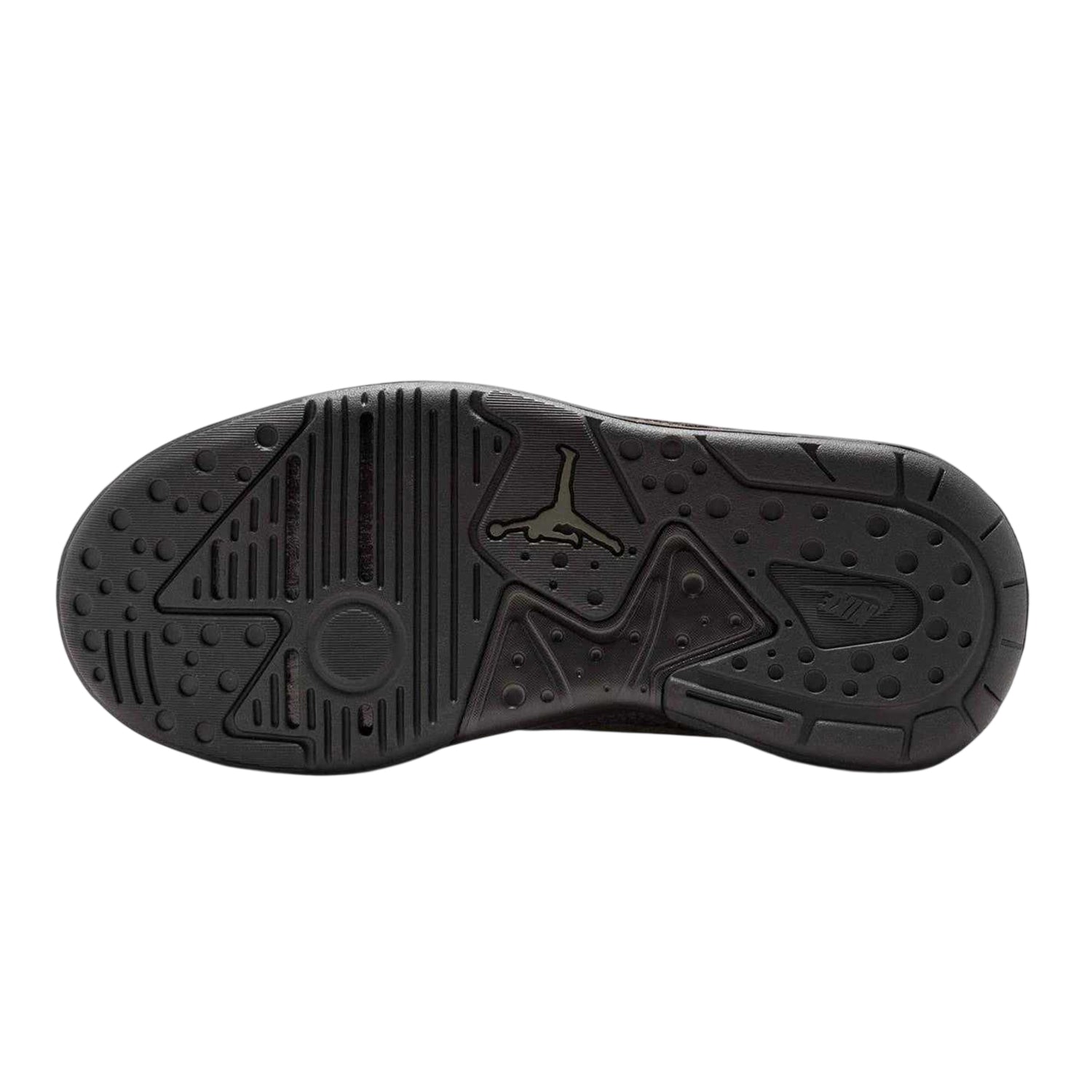 Brown - Side - Nike Childrens-Kids Jordan Cmft Era Lace Up Flat Shoes