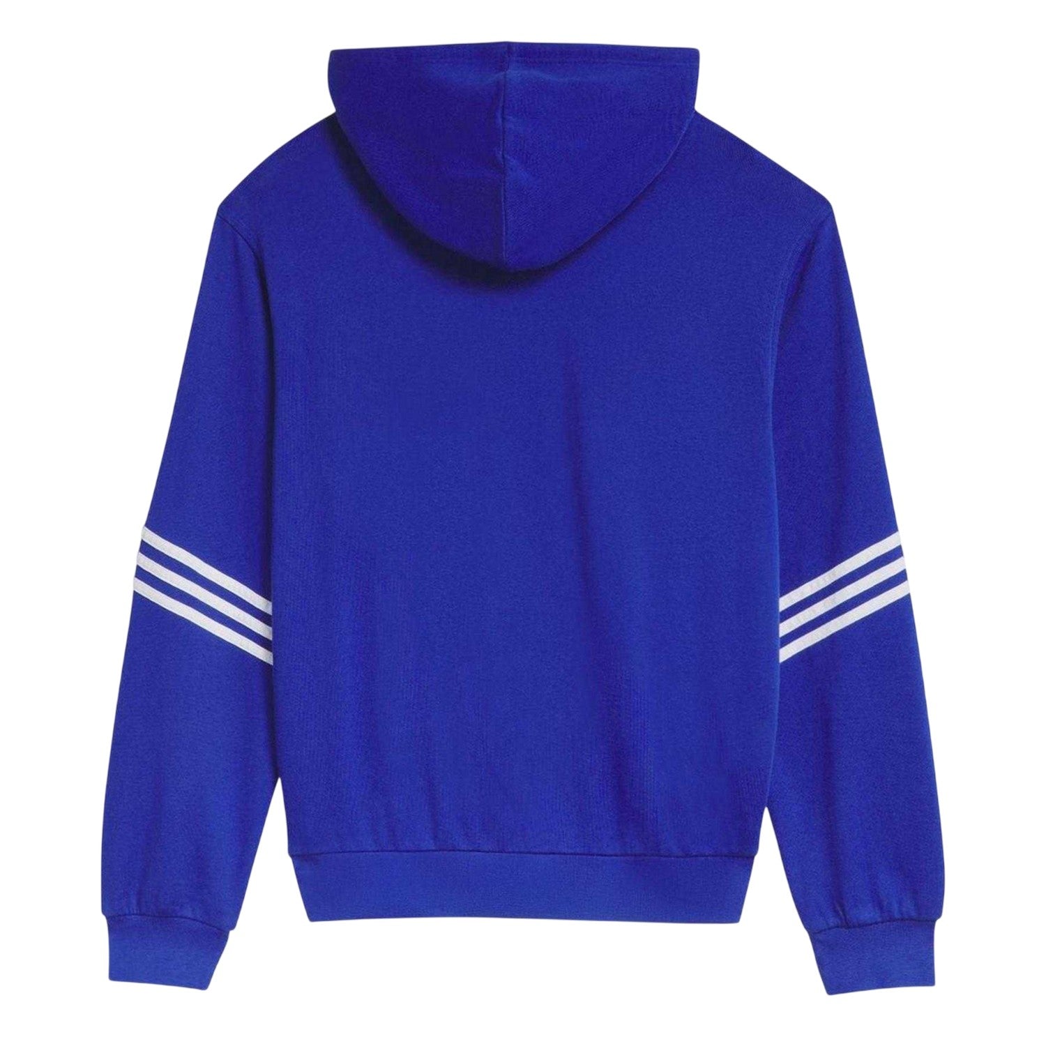 Blue - Back - Adidas Unisex Adult Classics Skateboarding Hoodie
