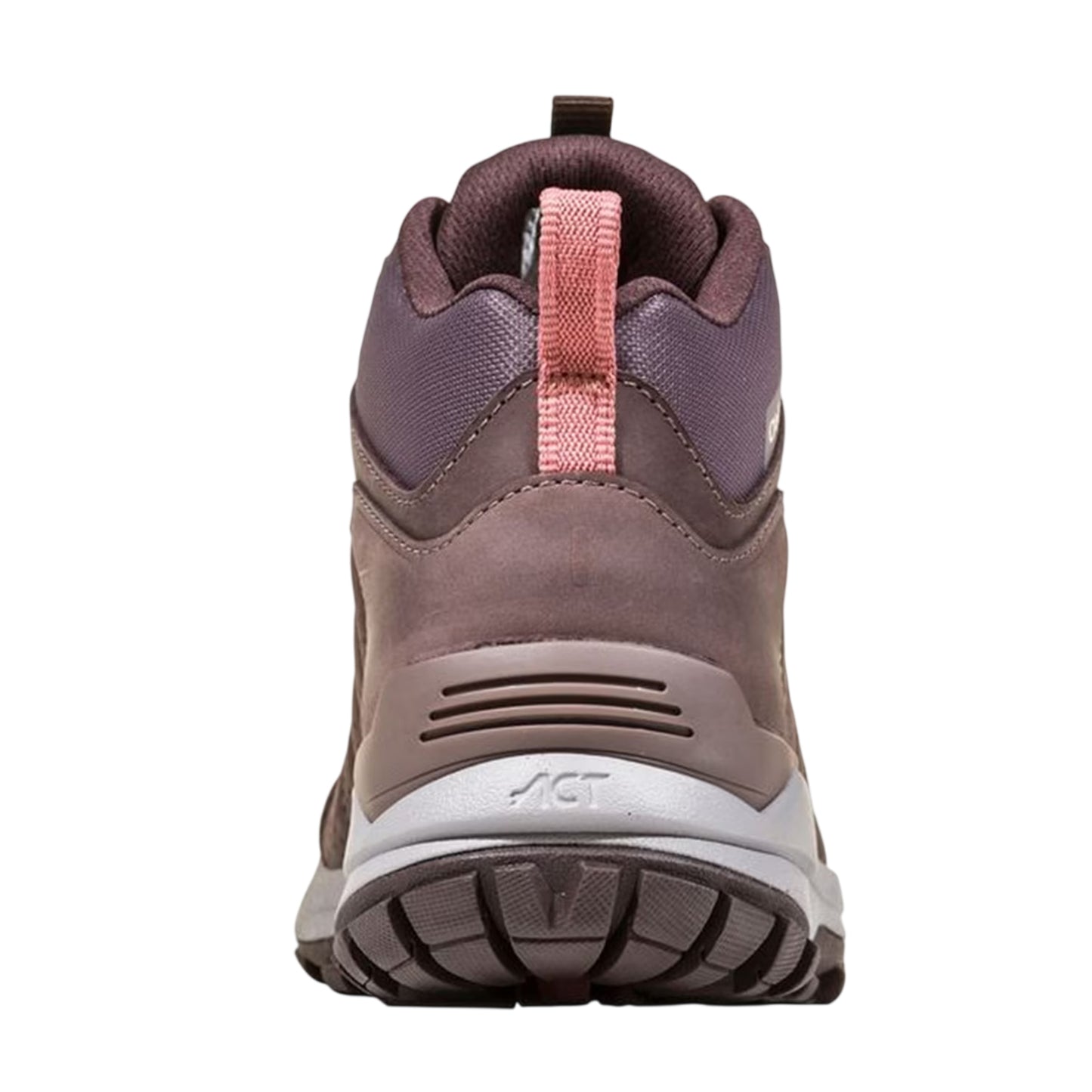 Purple - Back - Oboz Womens-Ladies Sypes Leather Hiking Boots