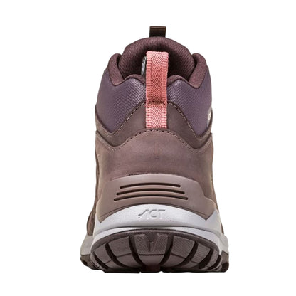 Purple - Back - Oboz Womens-Ladies Sypes Leather Hiking Boots