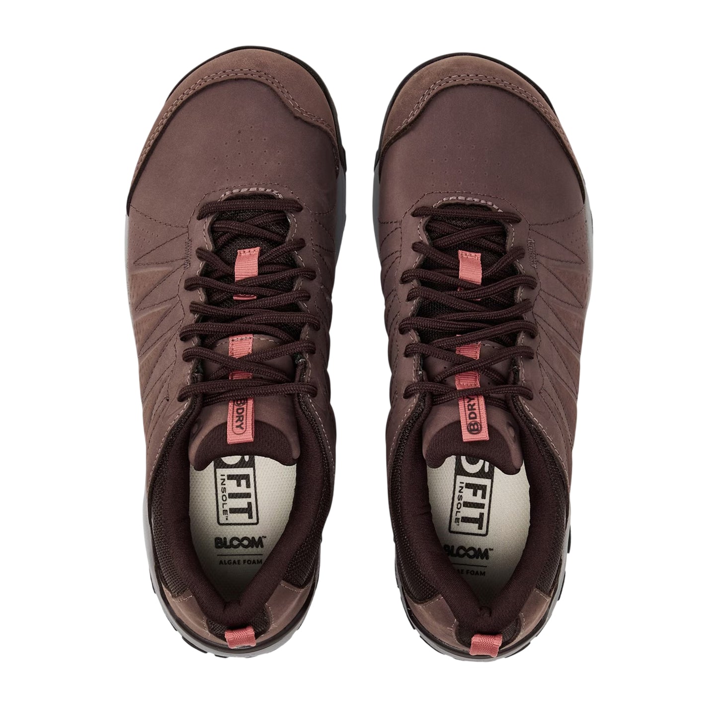 Purple - Lifestyle - Oboz Womens-Ladies Sypes Leather Hiking Boots