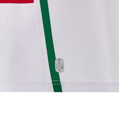 White-Green - Pack Shot - Wales RU Childrens-Kids 2024 Away Shirt