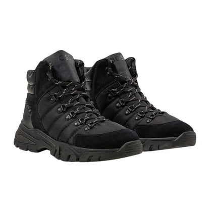 Black - Lifestyle - Boss Mens Chester Leather Ankle Boots