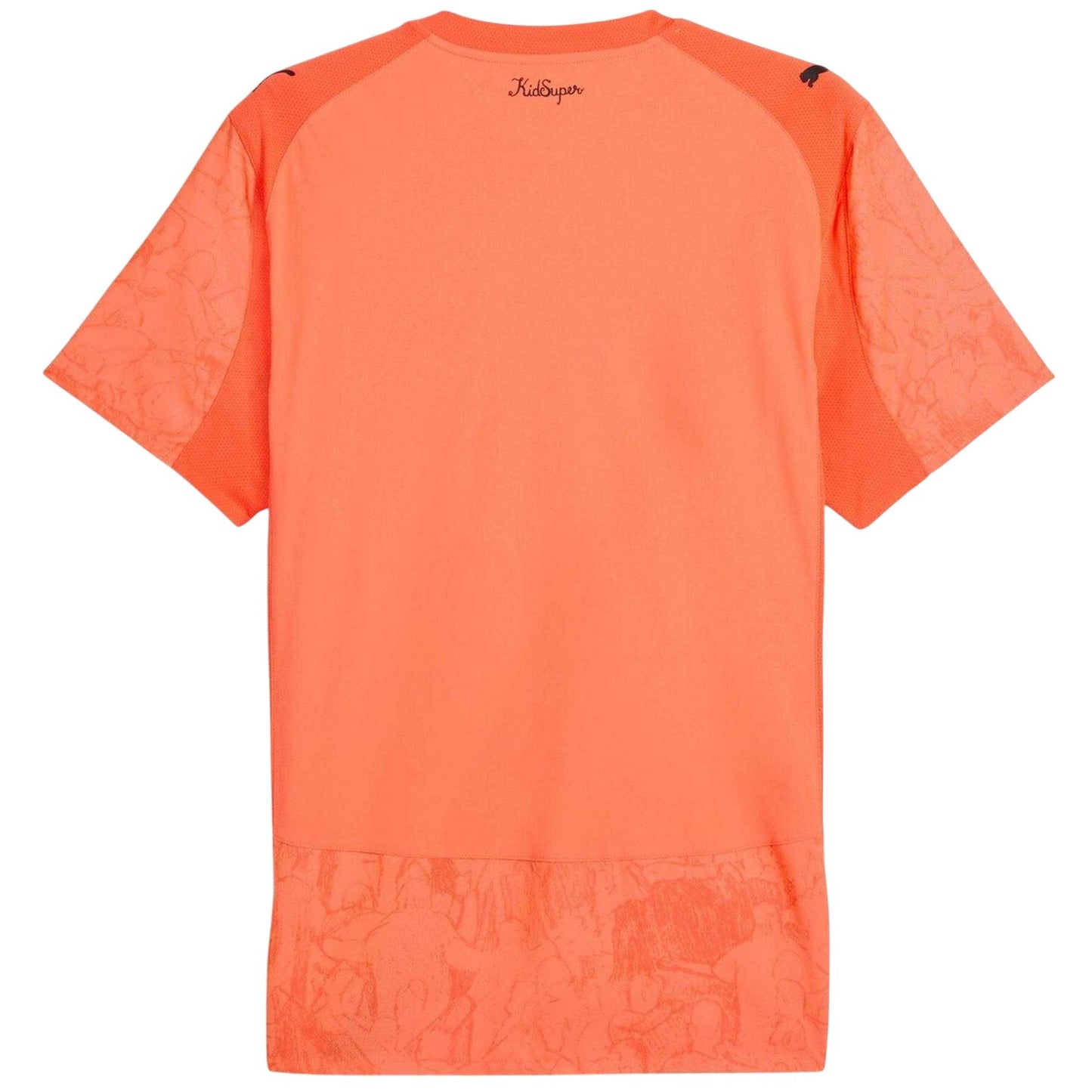 Neon Orange - Back - Puma Mens KidSuper Manchester City FC Away Shirt