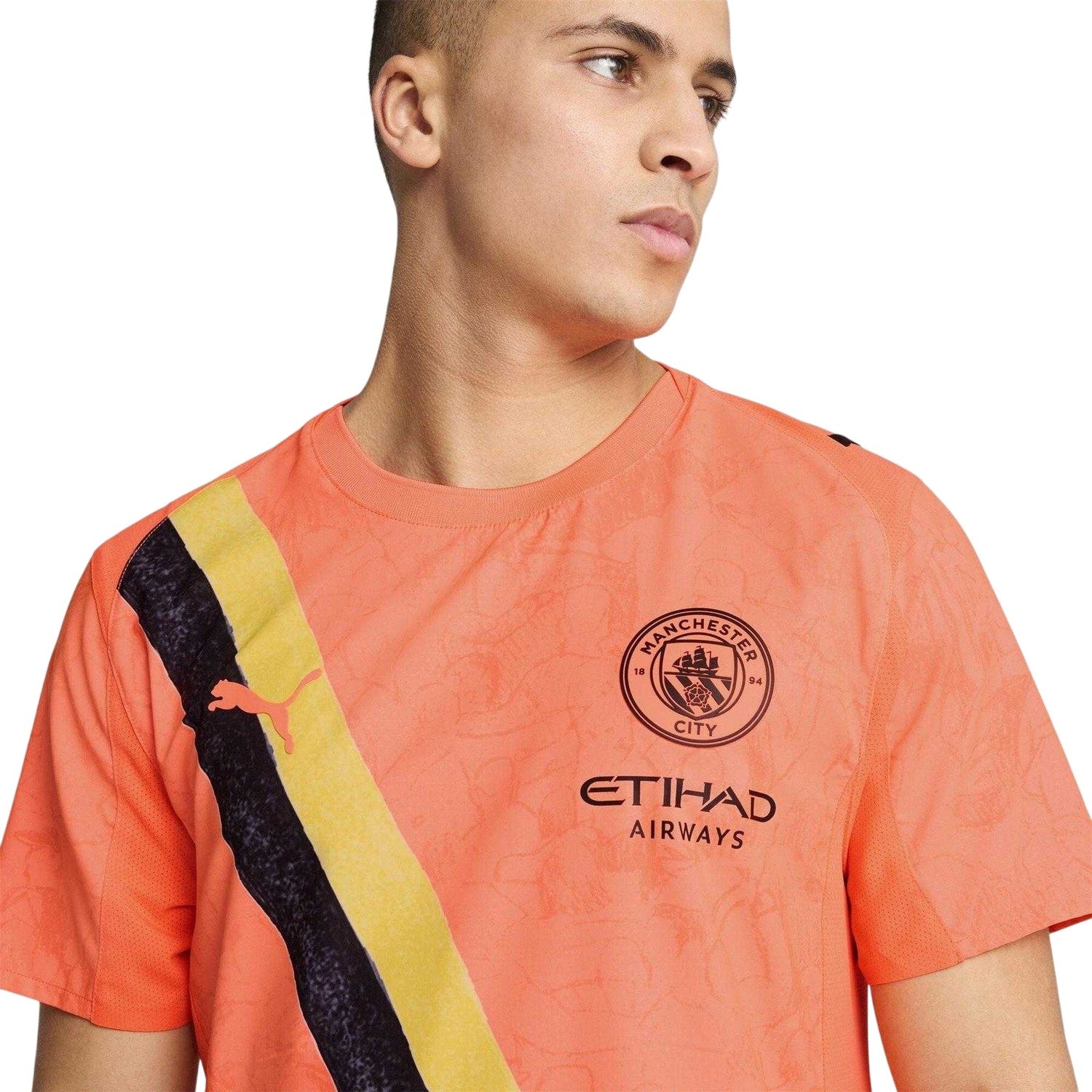 Neon Orange - Lifestyle - Puma Mens KidSuper Manchester City FC Away Shirt