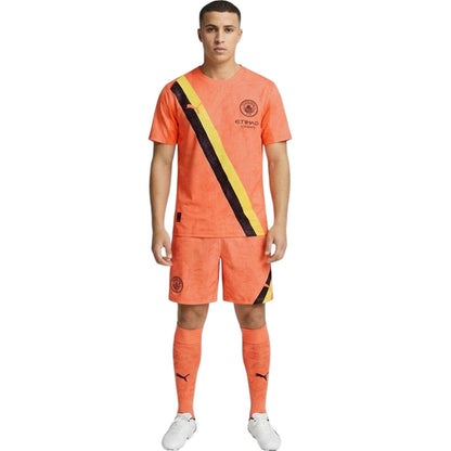 Neon Orange - Pack Shot - Puma Mens KidSuper Manchester City FC Away Shirt