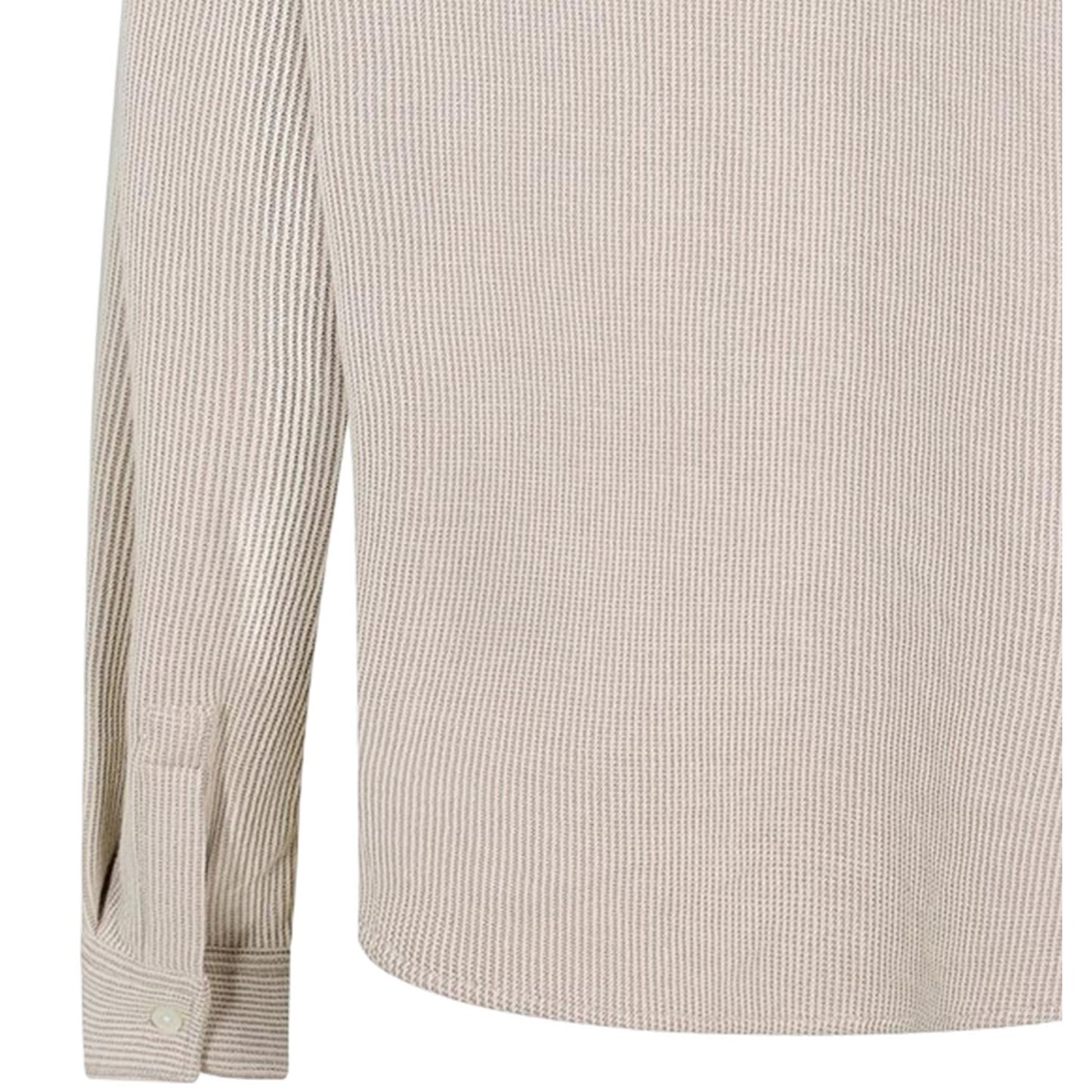White - Lifestyle - Hugo Mens Ekynone Vertical Stripe Oxford Long-Sleeved Shirt