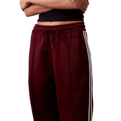 Rouge - Side - Calvin Klein Womens-Ladies French Terry Tracksuit Bottoms