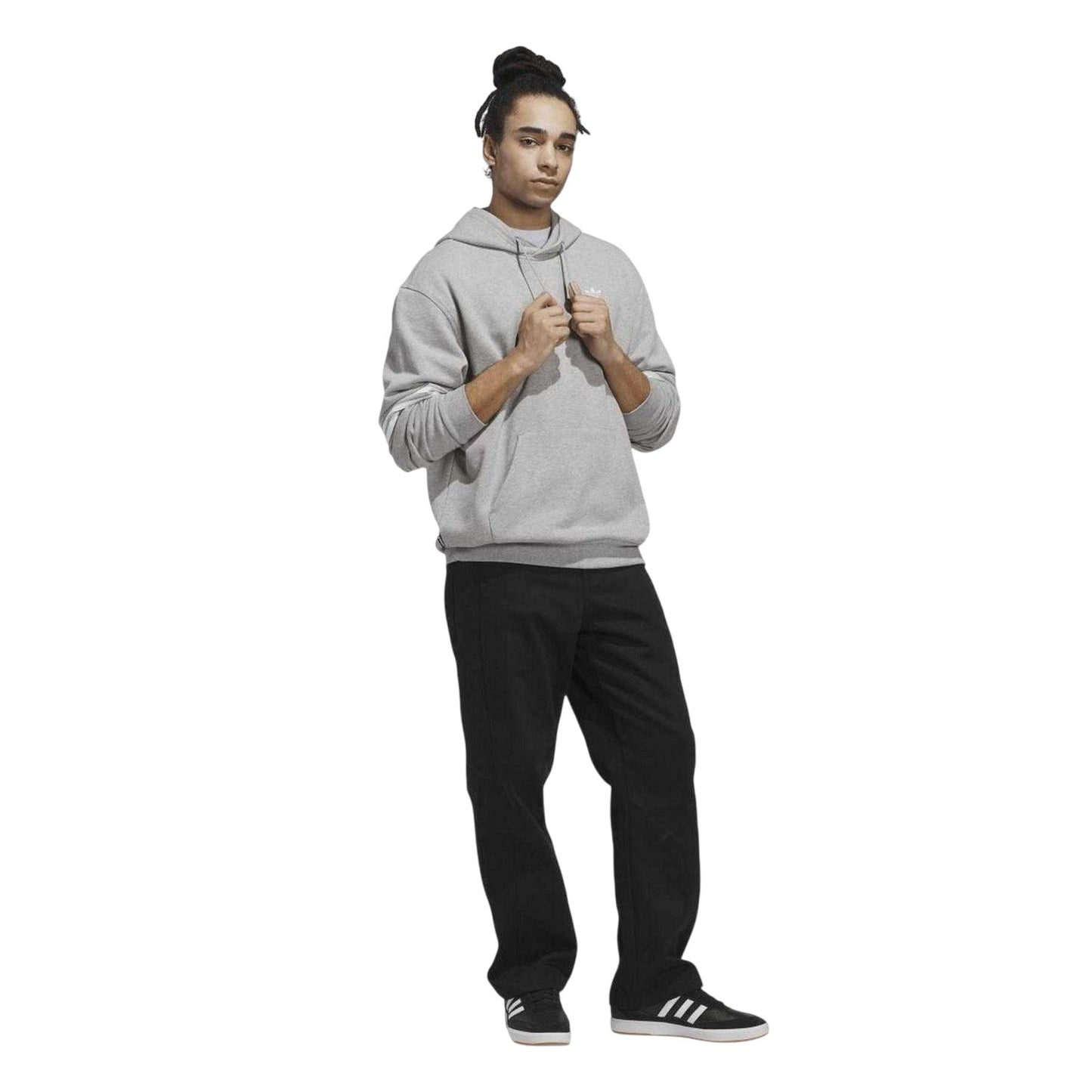 Grey - Lifestyle - Adidas Mens Classics Cotton Hoodie