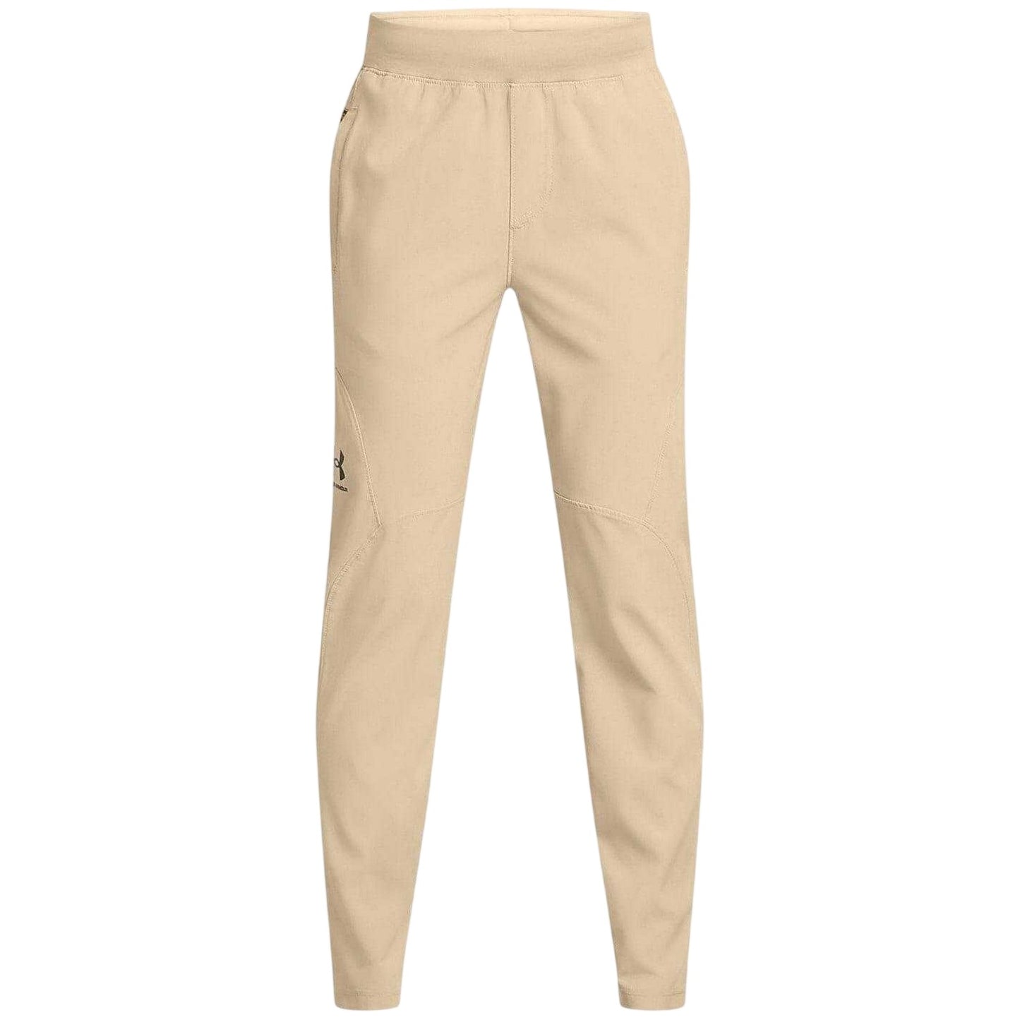 Brown - Front - Under Armour Childrens-Kids Unstoppable Lightweight Regular Jogging Bottoms