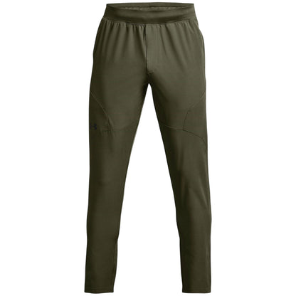 Green - Front - Under Armour Childrens-Kids Unstoppable Lightweight Regular Jogging Bottoms