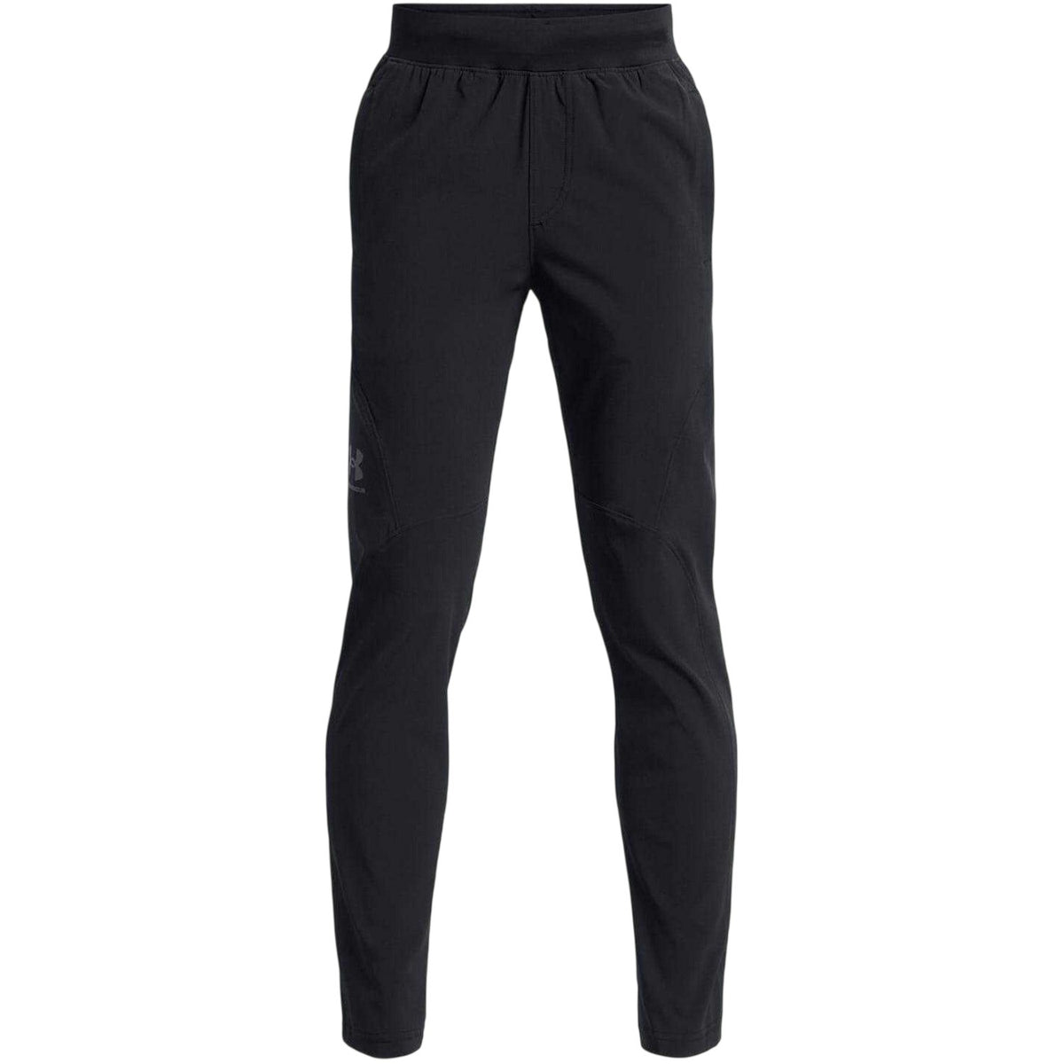 Black - Front - Under Armour Childrens-Kids Unstoppable Lightweight Regular Jogging Bottoms