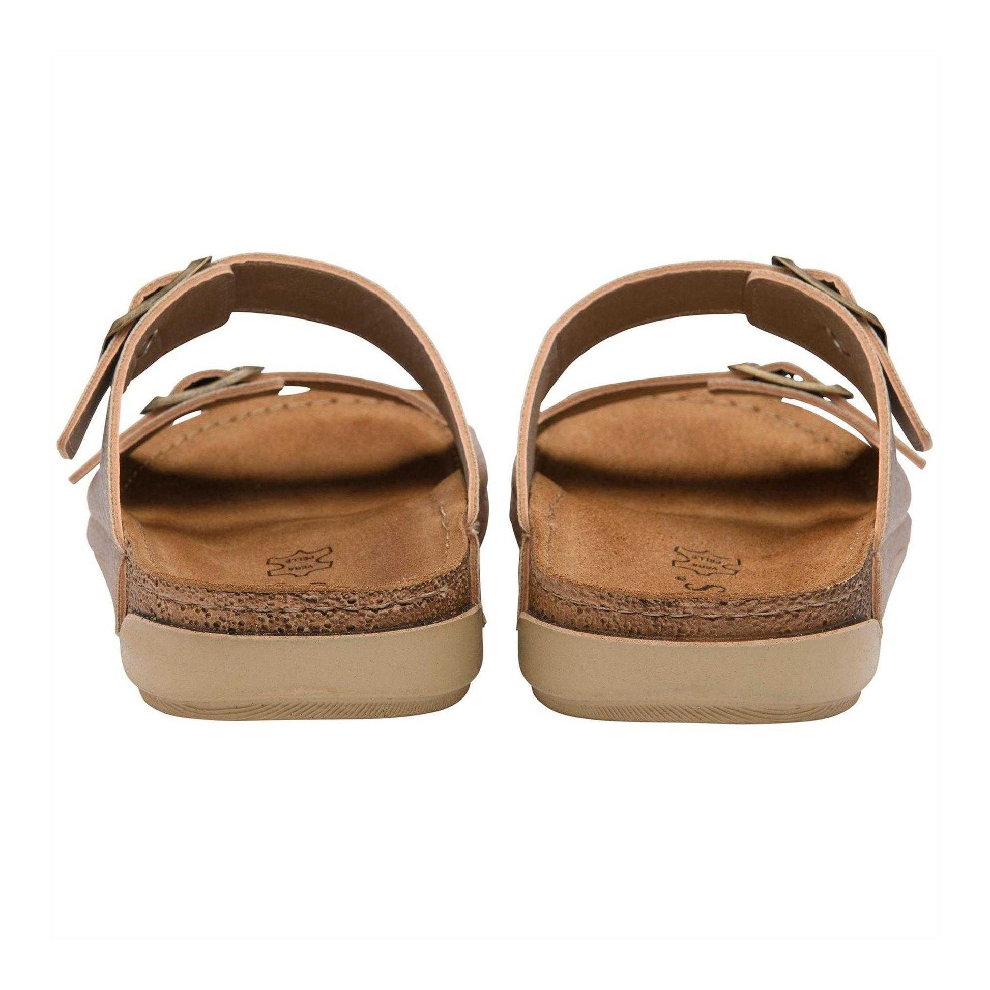 Platino - Back - Lotus Shoes Womens-Ladies Rome Sliders