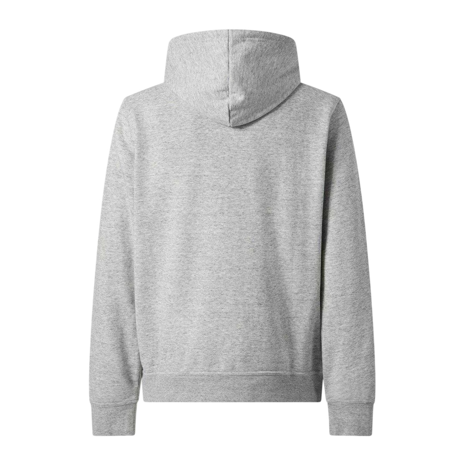 Grey - Back - Champion Mens Relaxed Fit Pullover Hoodie