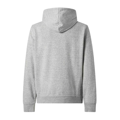 Grey - Back - Champion Mens Relaxed Fit Pullover Hoodie