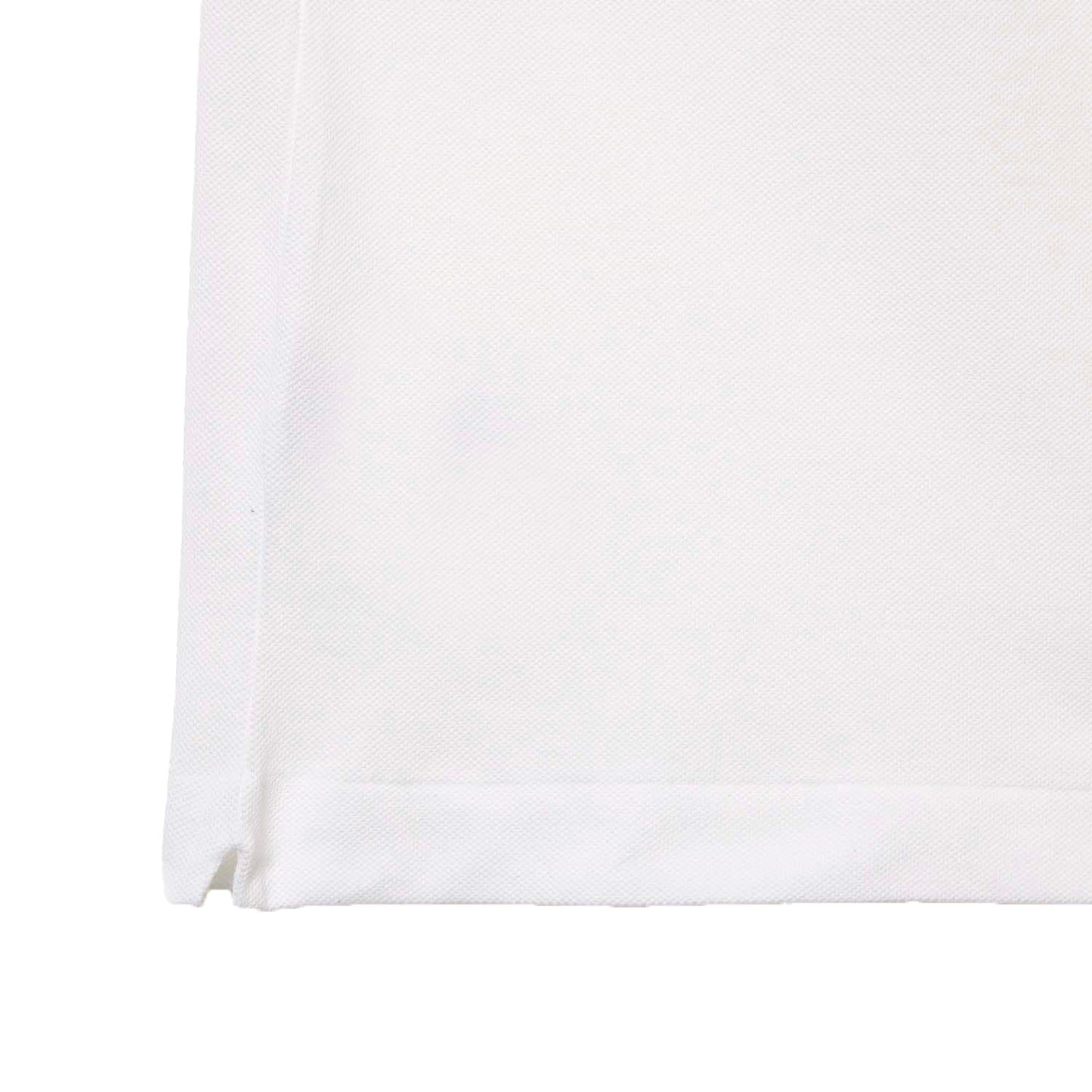White - Side - Lacoste Womens-Ladies Printed Pique T-Shirt
