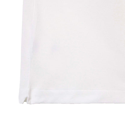 White - Side - Lacoste Womens-Ladies Printed Pique T-Shirt