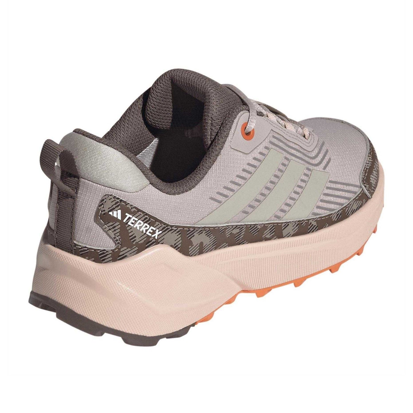 Taupe-Beige-Brown - Back - Adidas Childrens-Kids Terrex Trailmaker 2 Waterproof Hiking Shoes