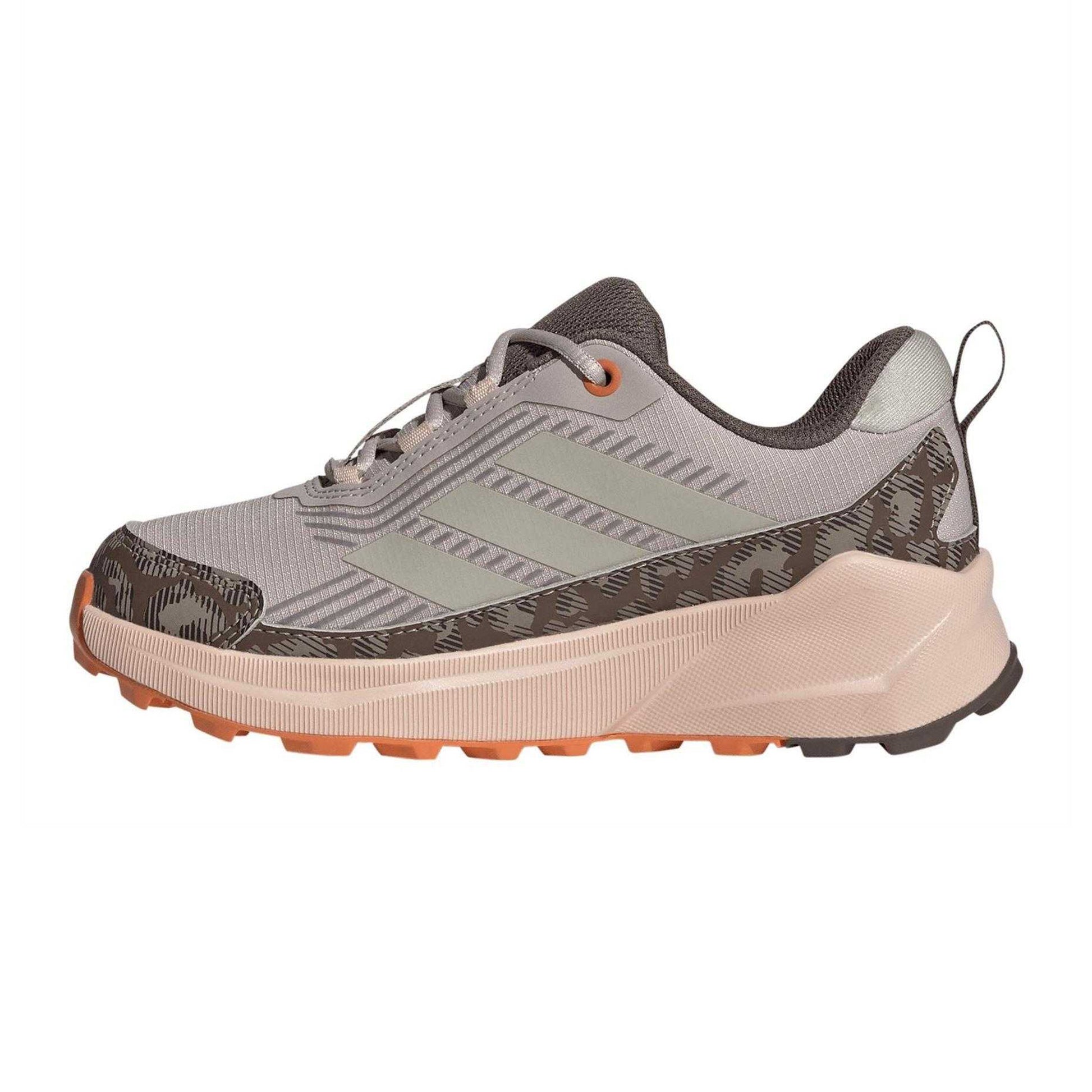 Taupe-Beige-Brown - Side - Adidas Childrens-Kids Terrex Trailmaker 2 Waterproof Hiking Shoes