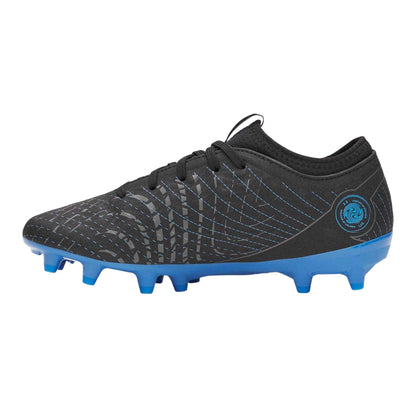 Black-Blue - Back - Under Armour Womens-Ladies Synthetic Lace Up Firm Ground Football Boots