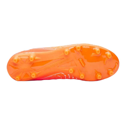 Orange-White - Lifestyle - Under Armour Womens-Ladies Synthetic Lace Up Firm Ground Football Boots