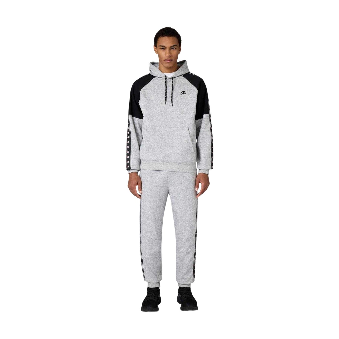 Grey Marl - Lifestyle - Champion Mens Pullover Hoodie