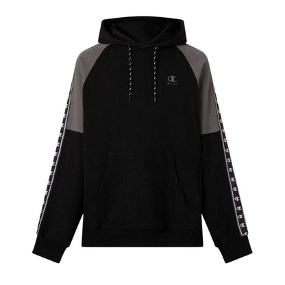 Black - Front - Champion Mens Pullover Hoodie
