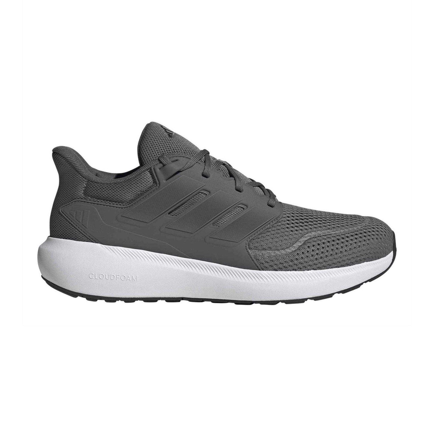 Grey-White - Front - Adidas Mens Ultimashow 2.0 3 Stripes Trainers