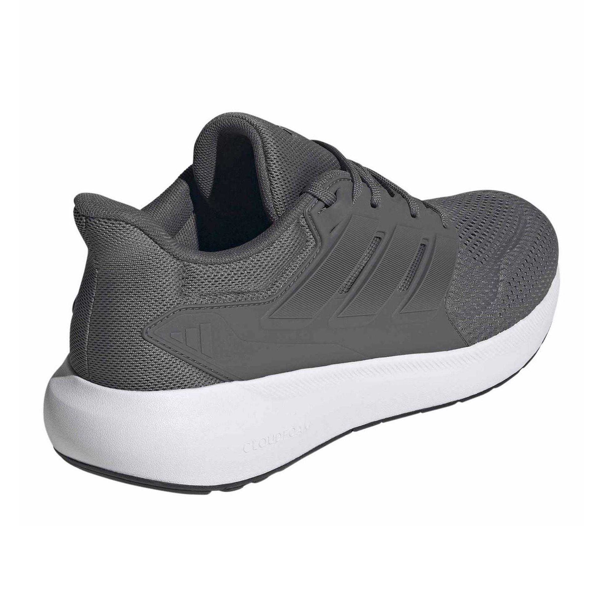 Grey-White - Back - Adidas Mens Ultimashow 2.0 3 Stripes Trainers