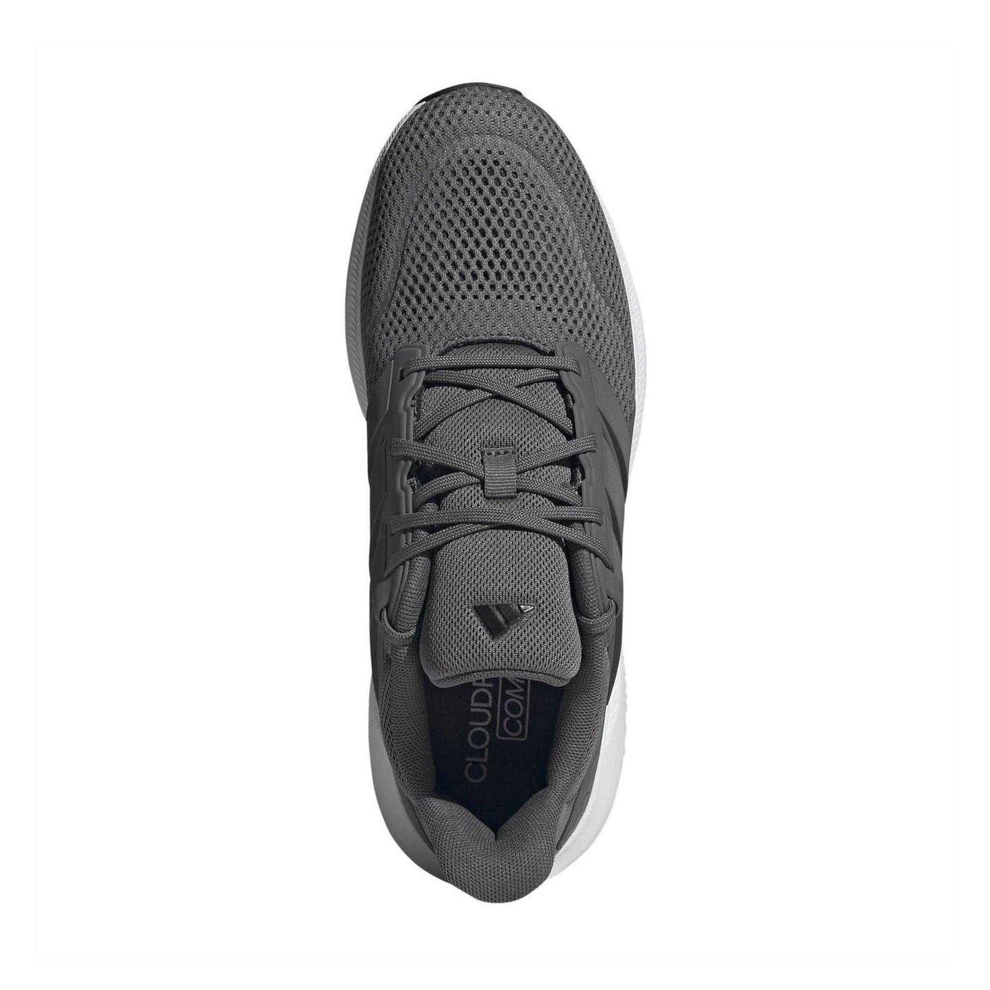 Grey-White - Side - Adidas Mens Ultimashow 2.0 3 Stripes Trainers
