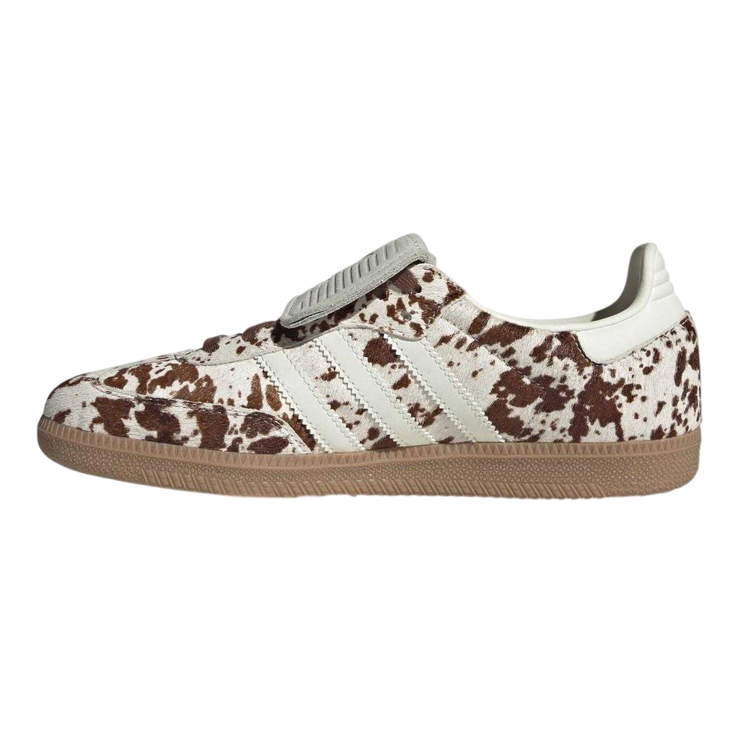 White-Pink - Side - Adidas Womens-Ladies Samba OG Cow Print Leather Trainers