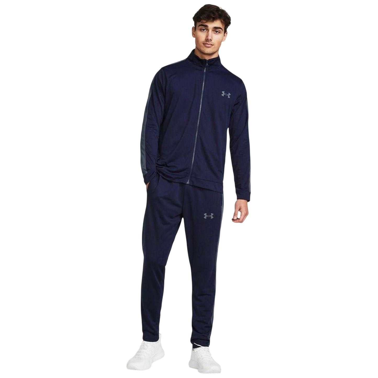 Midnight Navy - Lifestyle - Under Armour Mens Rival Knitted Tracksuit Set