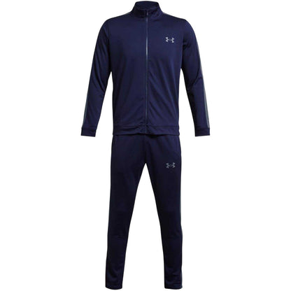 Midnight Navy - Front - Under Armour Mens Rival Knitted Tracksuit Set
