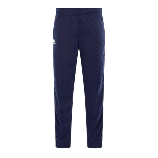 Navy - Front - Kappa Mens Ulrich Side Logo Tracksuit Bottoms