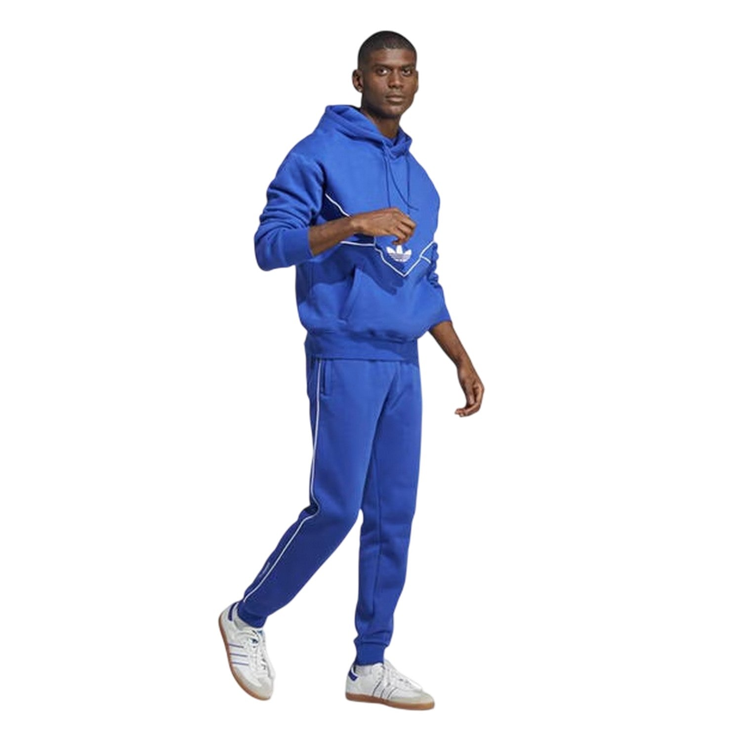 Blue - Side - Adidas Mens Originals Joggers