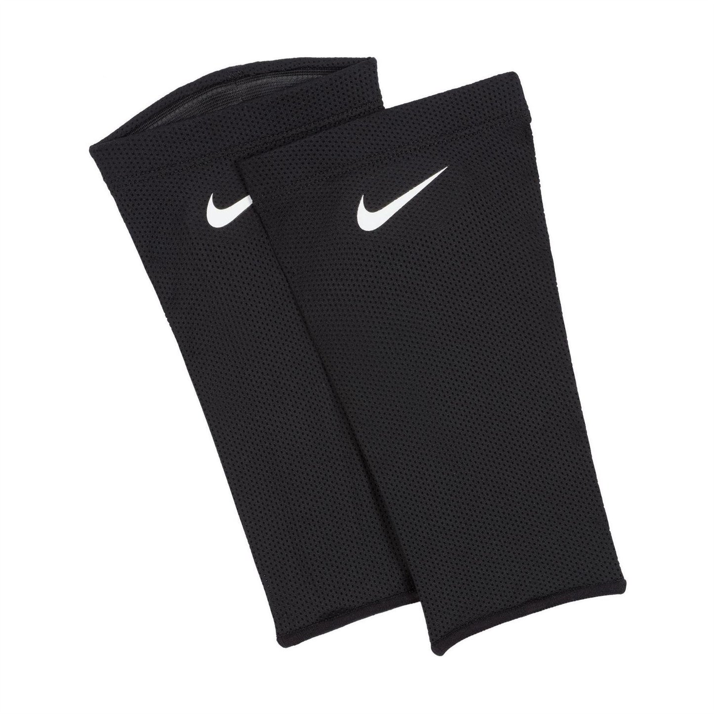 Black-White - Back - Nike Elite Swoosh Shin Guard Sleeves