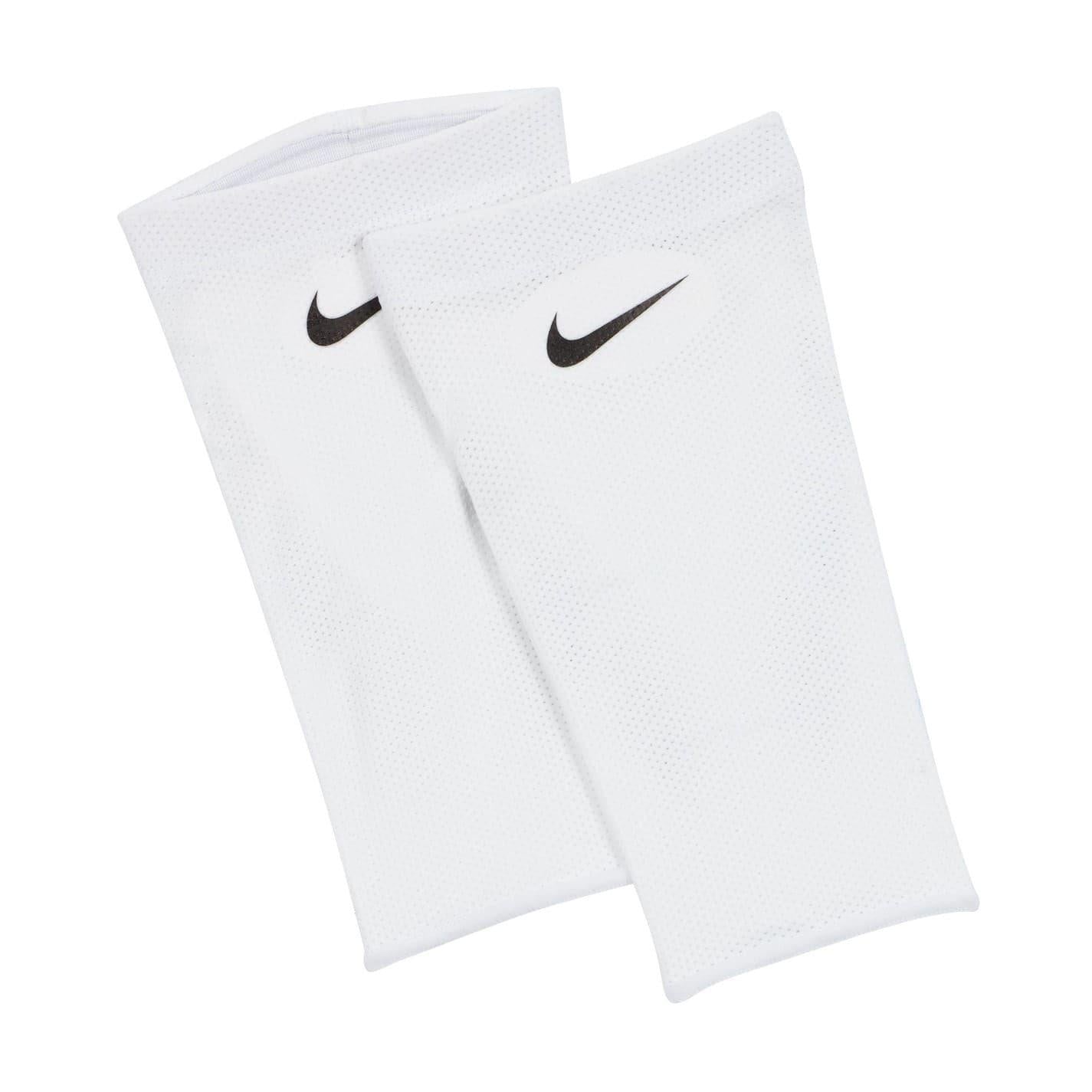 White-Black - Back - Nike Elite Swoosh Shin Guard Sleeves
