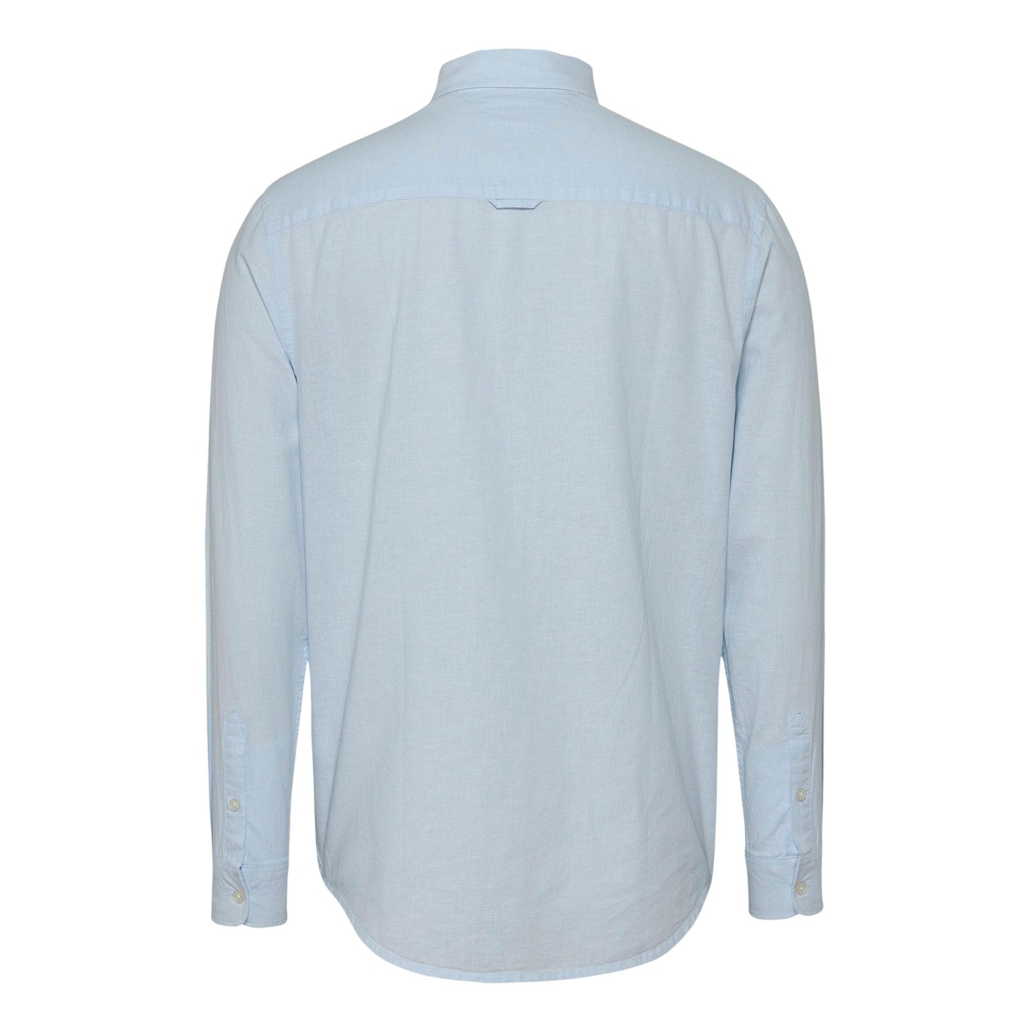 Sweet Blue - Back - Tommy Jeans Mens Collared Regular Shirt