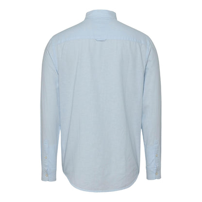 Sweet Blue - Back - Tommy Jeans Mens Collared Regular Shirt