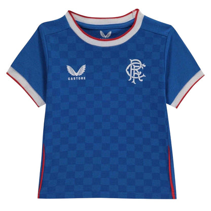 Blue - Back - Castore Childrens-Kids Rangers FC Home Kit