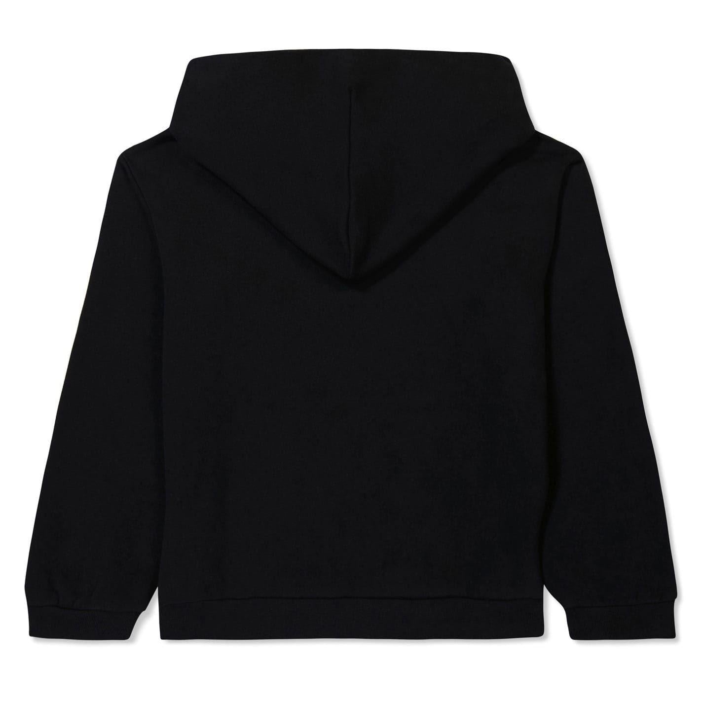 Black - Back - Pangaia Childrens-Kids 365 Cotton Relaxed Fit Hoodie