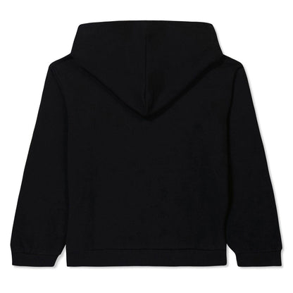 Black - Back - Pangaia Childrens-Kids 365 Cotton Relaxed Fit Hoodie