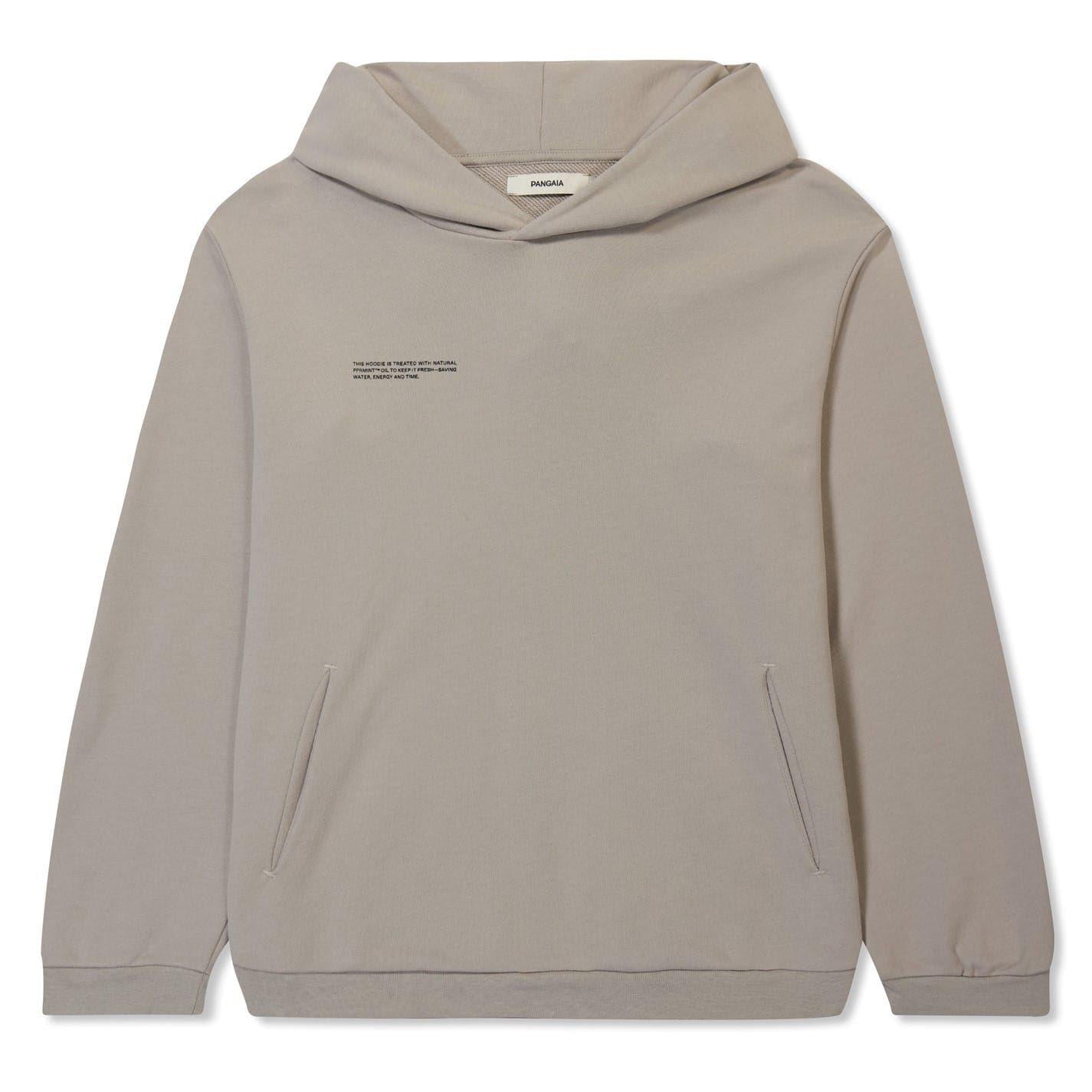 Stone - Front - Pangaia Childrens-Kids 365 Cotton Relaxed Fit Hoodie