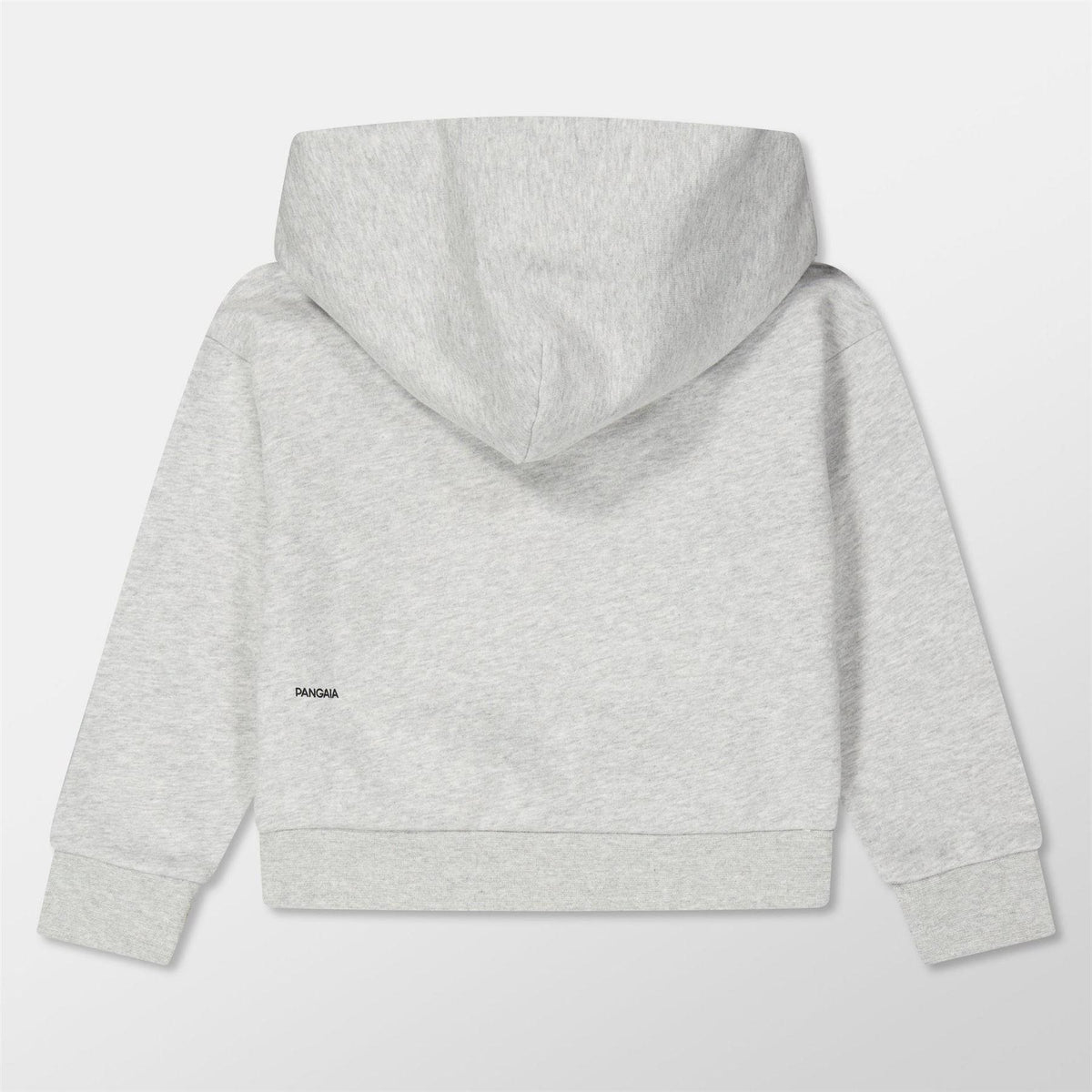 Grey Marl - Back - Pangaia Childrens-Kids 365 Cotton Relaxed Fit Hoodie