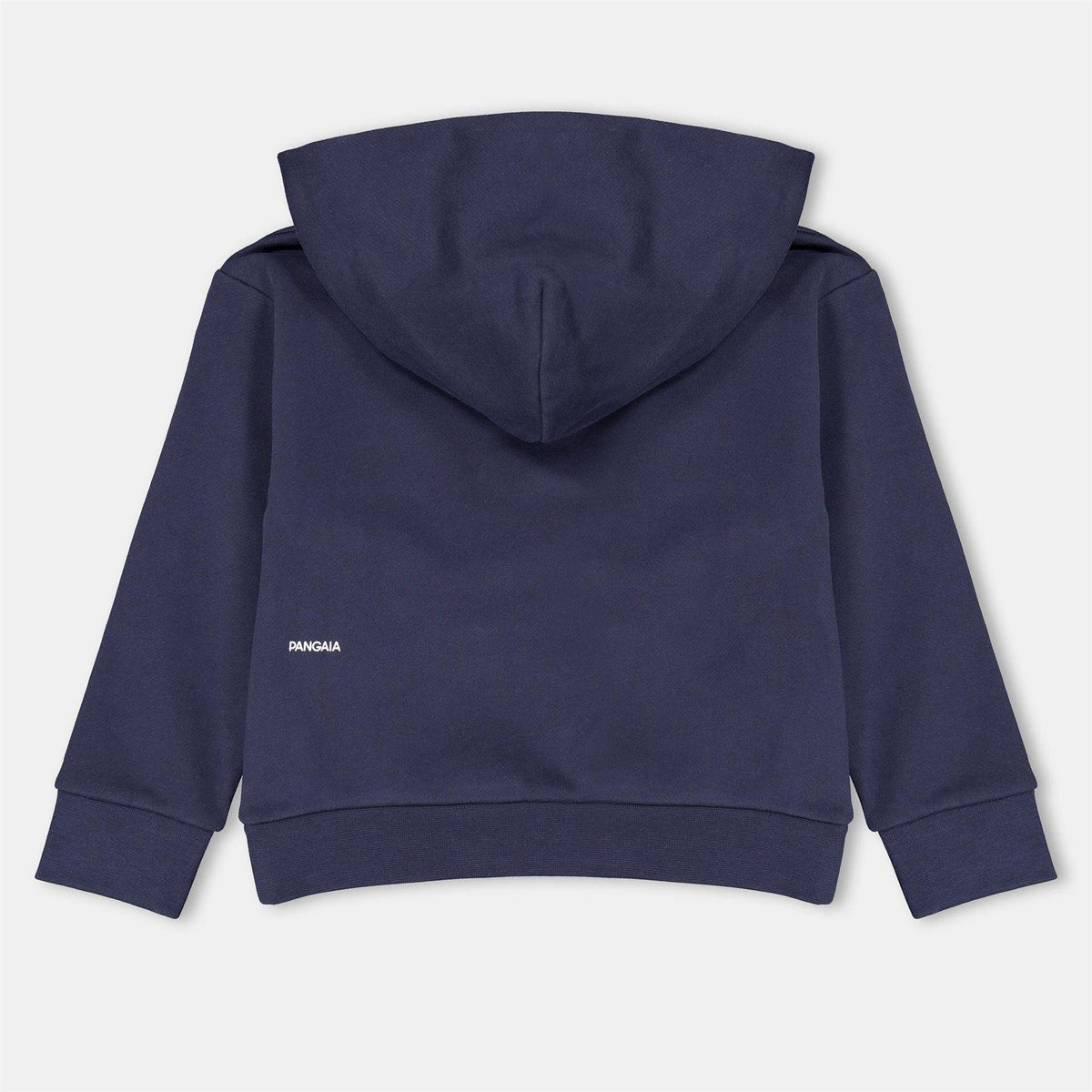 Navy Blue - Back - Pangaia Childrens-Kids 365 Cotton Relaxed Fit Hoodie