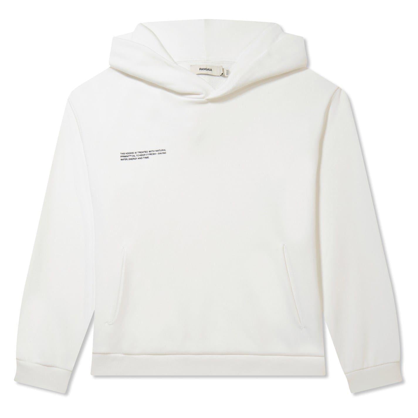 Off White - Front - Pangaia Childrens-Kids 365 Cotton Relaxed Fit Hoodie