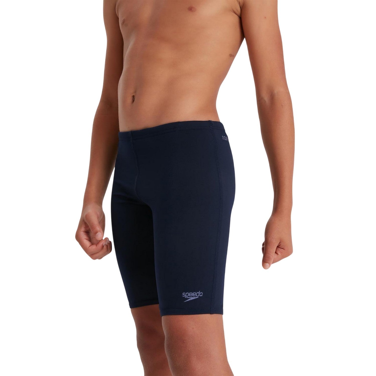 Navy - Side - Speedo Boys Eco Endurance+ Jammer Shorts