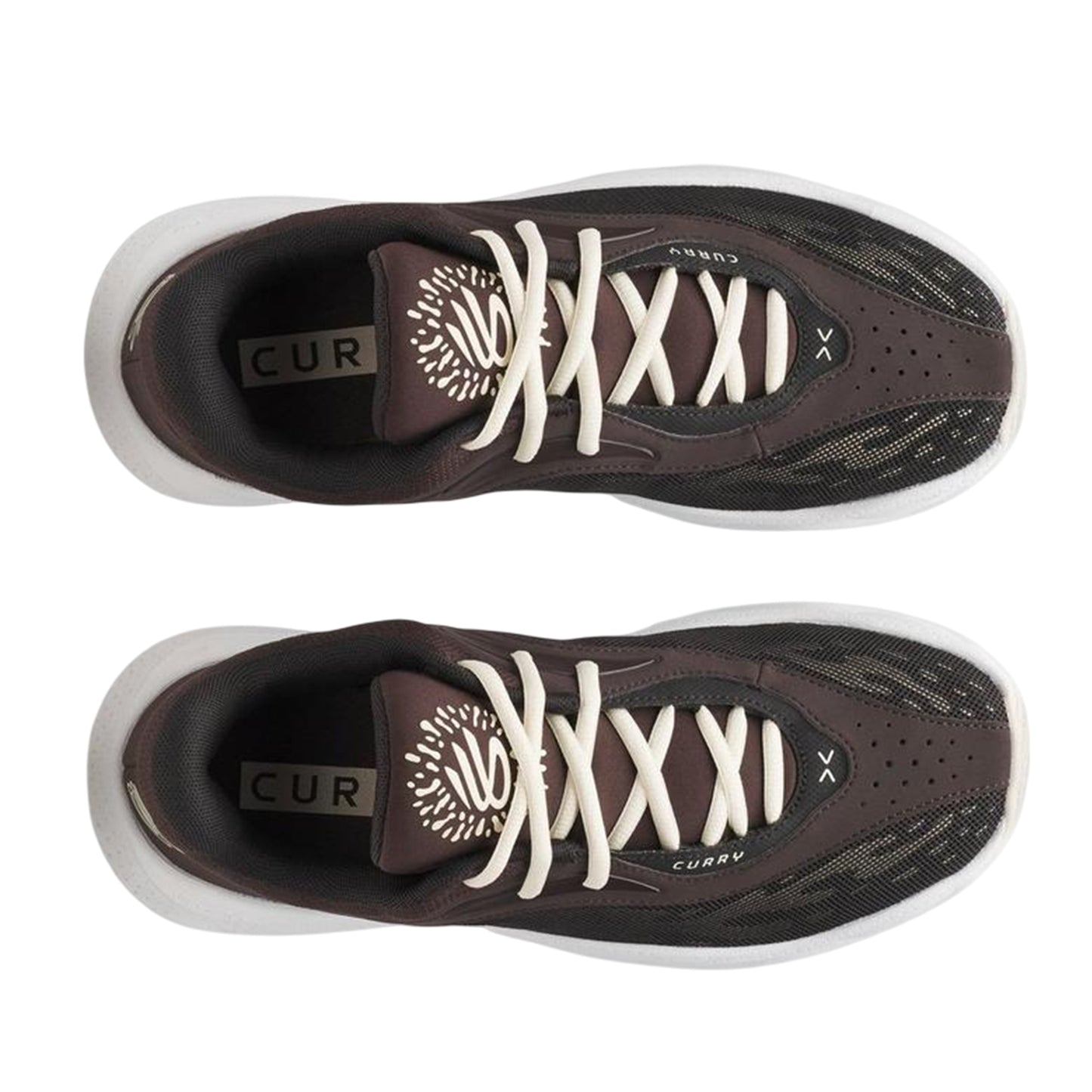 Brown-Black-Stone - Side - Under Armour Mens Curry Splash 25 Basketball Trainers