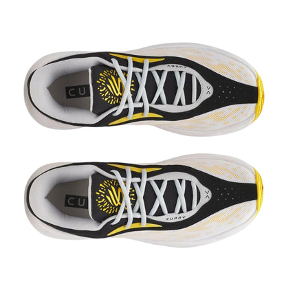 Black-White - Side - Under Armour Mens Curry Splash 25 Basketball Trainers