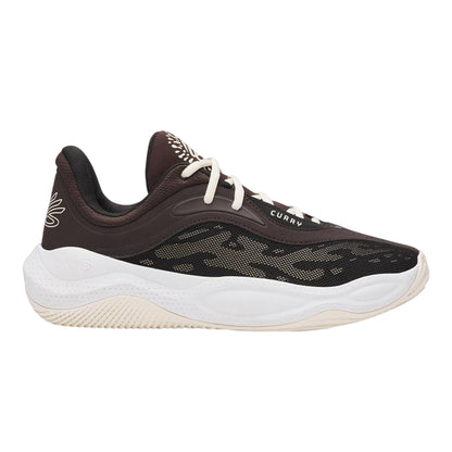 Brown-Black-Stone - Front - Under Armour Mens Curry Splash 25 Basketball Trainers